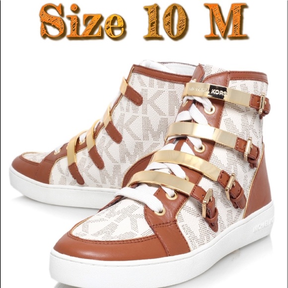 MICHAEL Michael Kors Shoes - Michael Kors Leather Signature Sneakers ♥️✨😍
